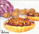 Фото-рецепт «Тарталетки с краснокочанной капустой, сыром и грецкими орехами»