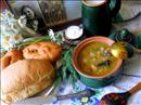 Фото-рецепт «Грибной суп с перловкой и шкварками Мишин суп»