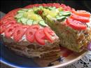Пошаговое фото рецепта «Кабачковый торт, закусочный»