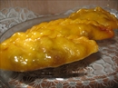 Фото-рецепт «Паровые пирожки с вишней из тыквенного теста»
