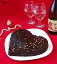Фото-рецепт «Торт Шоколадное сердце за 10 минут»