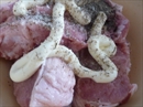 Пошаговое фото рецепта «Свинина под фруктовым миксом»