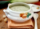 Пошаговое фото рецепта «Крем-суп с луком-пореем и картофелем»