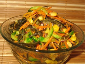 Фото рецепта «Постный салат с морской капустой»