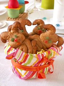 Фото рецепта «Печенье Пасхальные зайчики»