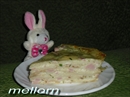 Пошаговое фото рецепта «Блино-сырный торт на завтрак»