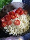 Пошаговое фото рецепта «Овощной салат с пастой и тунцом»