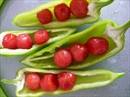 Пошаговое фото рецепта «Перцы, запеченные с помидорчиками - черри»