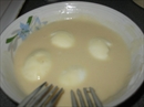 Пошаговое фото рецепта «Яйца в тесте (пряженые)»