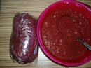 Пошаговое фото рецепта «Печеночная колбаса»