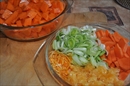 Пошаговое фото рецепта «Фуршетный новогодний суп с тыквой, мандаринами и имбирём»