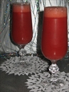 Пошаговое фото рецепта «Клубничные льдинки в шампанском»