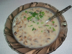 Фото рецепта «Грибной молочный суп»