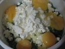 Пошаговое фото рецепта «Пирог с зеленым луком, яйцами и брынзой»