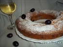 Пошаговое фото рецепта «Кекс на белом вине с виноградом»