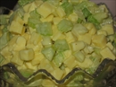 Пошаговое фото рецепта «Салат из сельдерея с сыром»