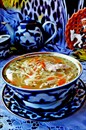 Фото-рецепт «Куриный суп с домашней лапшой.(По мотивам узбекской кухни)»