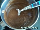 Пошаговое фото рецепта «Медово-шоколадно-банановый торт»