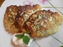 Пошаговое фото рецепта «Латкес из цукини с козьим сыром»