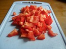 Пошаговое фото рецепта «Кабачки, тушенные с болгарским перцем»