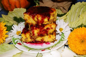 Фото рецепта «Осенняя запеканка с тыквой и рисом»