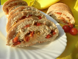 Фото рецепта «Итальянский хлеб с моцареллой»