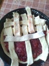 Пошаговое фото рецепта «Творожный пирог с вишней и яблоками»