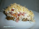Пошаговое фото рецепта «Салат Неаполь с баклажанами»