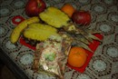 Пошаговое фото рецепта «Десерт Ананас на двоих»