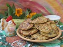 Пошаговое фото рецепта «Оладьи с кабачками и шампиньонами»