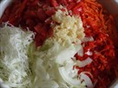 Пошаговое фото рецепта «Салат овощной Краски осени»