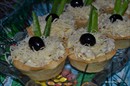 Пошаговое фото рецепта «Тарталетки с рыбным салатом»