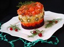 Пошаговое фото рецепта «Салат с красной рыбой»