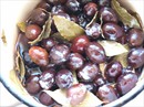 Пошаговое фото рецепта «Сладкие маринованные сливы»