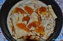 Пошаговое фото рецепта «Блинный пирог с джемом и творожно-сметанным суфле»