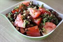 Пошаговое фото рецепта «Салат с красной фасолью и помидорами»