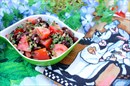 Пошаговое фото рецепта «Салат с красной фасолью и помидорами»