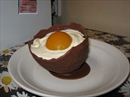 Фото-отзыв рецепта «Десерт Шоколадное яйцо с мороженым»